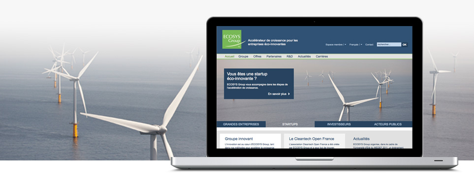 Agence Web Coheractio : Création du site Internet et réseau social Ecosys Group Agence Web Coheractio : Création du site Internet et réseau social Ecosys Group