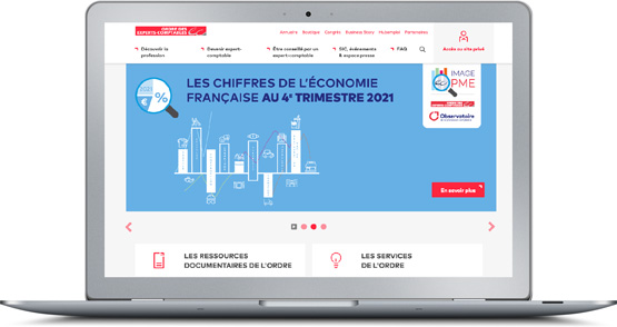 Agence Web Drupal Coheractio - Site Internet du Conseil Supérieur de l'Ordre des Experts Comptables